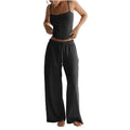 Vrouwen - Crop-top set + Wijde broek