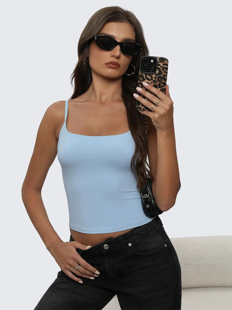 Vrouwen - Slim crop-top